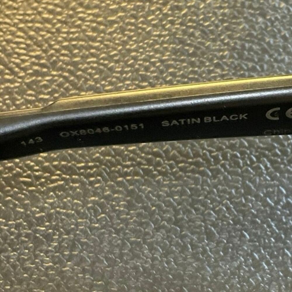 Oakley Airdrop Satin Black Rectangular Eyeglass Frames Unisex OX8056-0151 - Picture 5 of 6